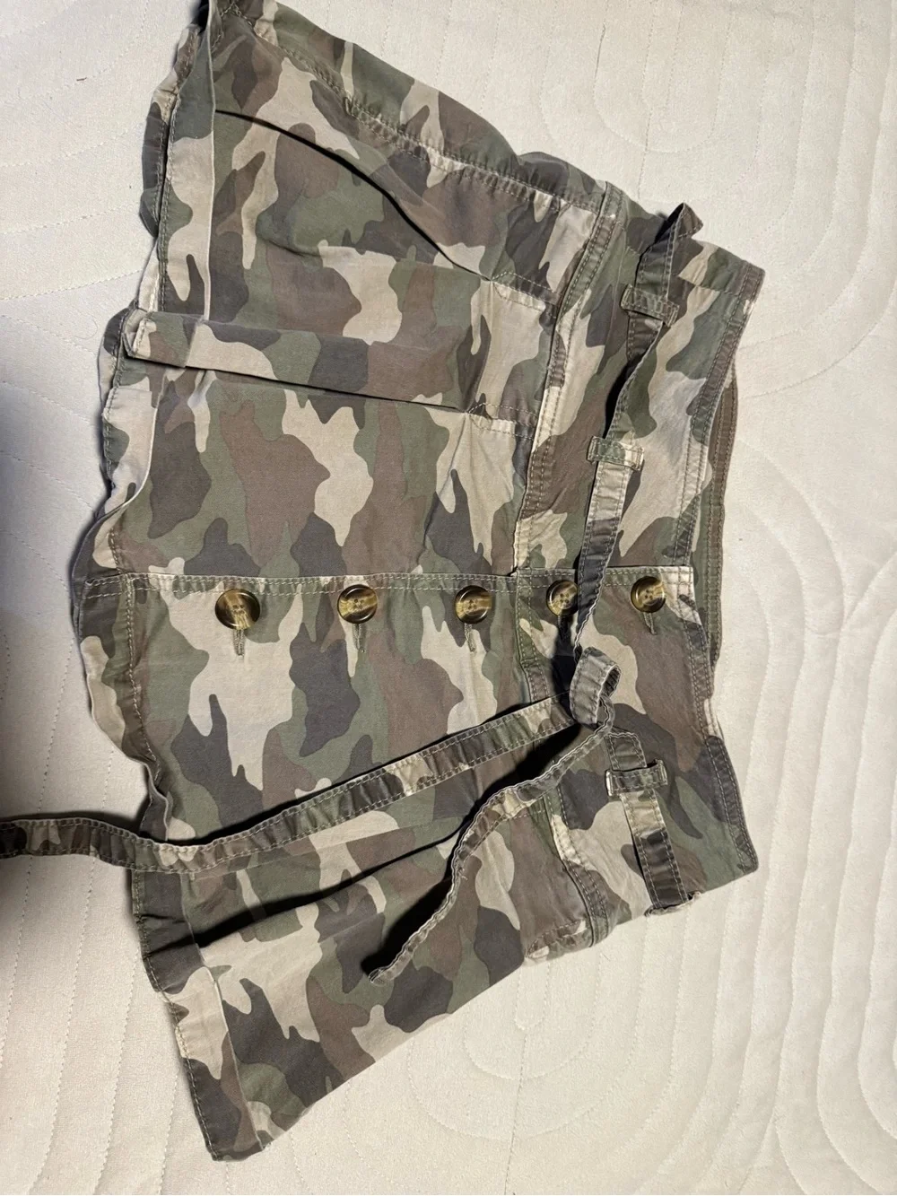 Camouflage Cargo skirt - Green Camo